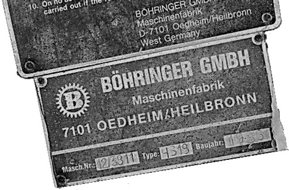 Böhringer Inc - GMBH